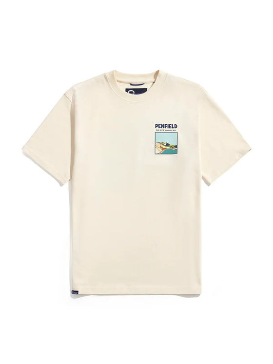 BLOCK LANDSCAPE T-SHIRT VANILLA ICE