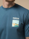 BLOCK LANDSCAPE T-SHIRT BLUE FUSION