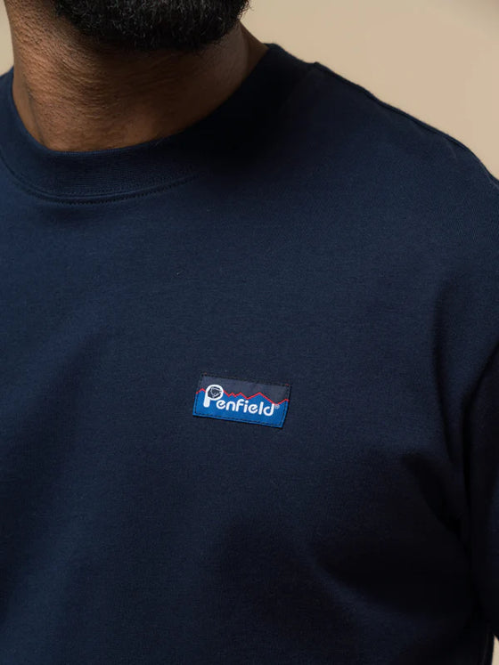 FISHING BEAR T-SHIRT NAVY