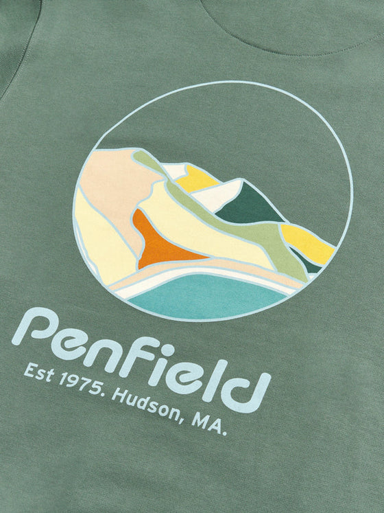 CIRCLE LANDSCAPE HOODIE FOREST