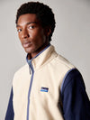 GRAYLOCK FLEECE VEST BROWN RICE