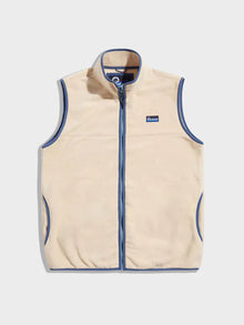  GRAYLOCK FLEECE VEST BROWN RICE