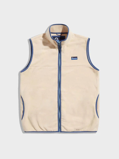 GRAYLOCK FLEECE VEST BROWN RICE