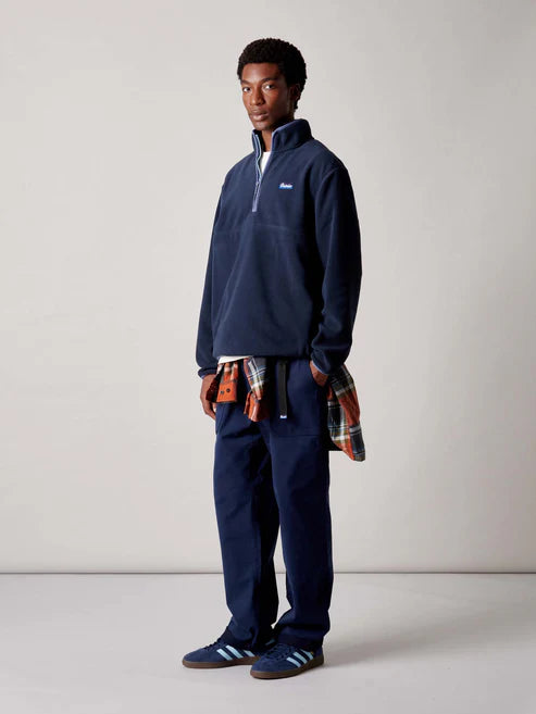GRAYLOCK 1/2 ZIP FLEECE NAVY BLAZER