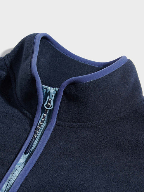 GRAYLOCK 1/2 ZIP FLEECE NAVY BLAZER