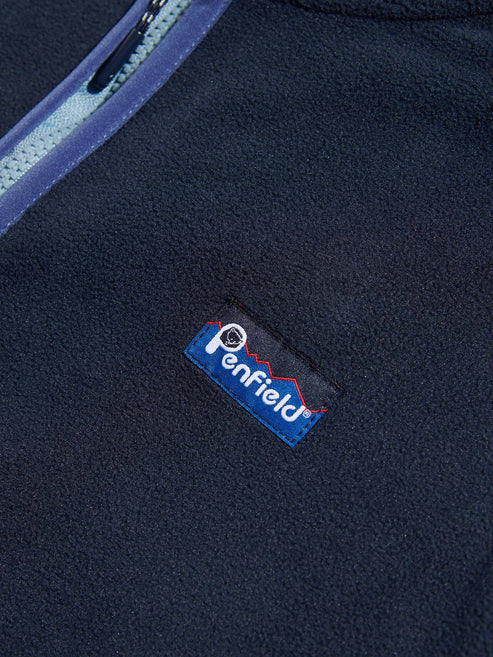 GRAYLOCK 1/2 ZIP FLEECE NAVY BLAZER