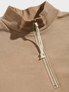 BERKLEY TEXTURED 1/2 ZIP FUNNEL SWEAT LEAD GRAY