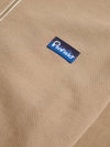 BERKLEY TEXTURED 1/2 ZIP FUNNEL SWEAT LEAD GRAY