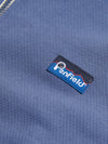 BERKLEY TEXTURED FULL ZIP FUNNEL SWEAT BLUE INDIGO