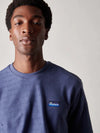 TEXTURE T-SHIRT BLUE INDIGO