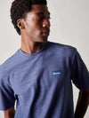 TEXTURE T-SHIRT BLUE INDIGO