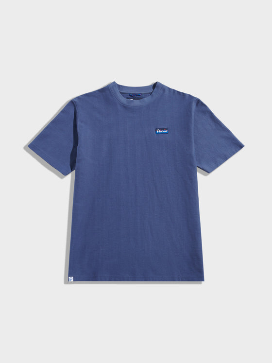 TEXTURE T-SHIRT BLUE INDIGO