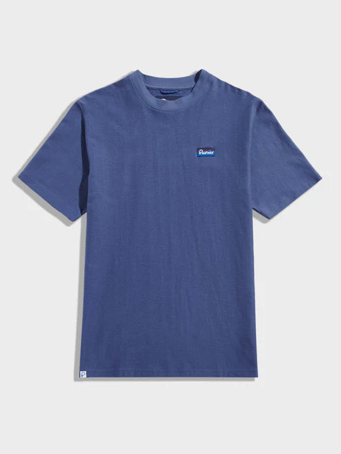 TEXTURE T-SHIRT BLUE INDIGO
