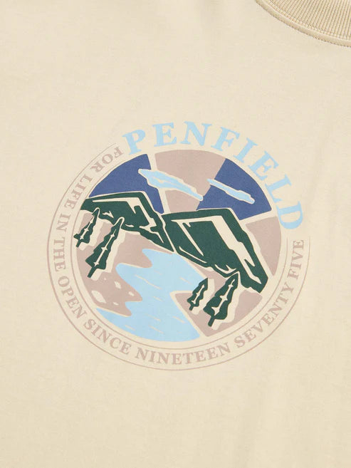 RIVERVIEW T-SHIRT BROWN RICE