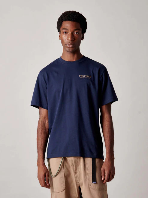 WILD BEAR T-SHIRT NAVY BLUE