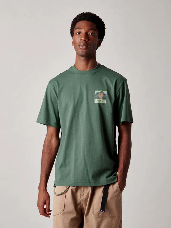 FOREFOUNDER MOUNTAIN BACK T-SHIRT CILANTRO GREEN