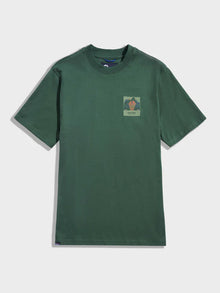 FOREFOUNDER MOUNTAIN BACK T-SHIRT CILANTRO GREEN