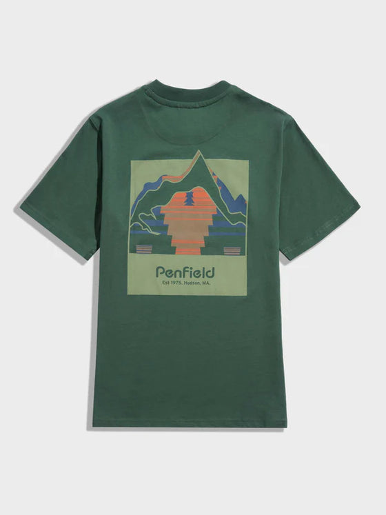 FOREFOUNDER MOUNTAIN BACK T-SHIRT CILANTRO GREEN