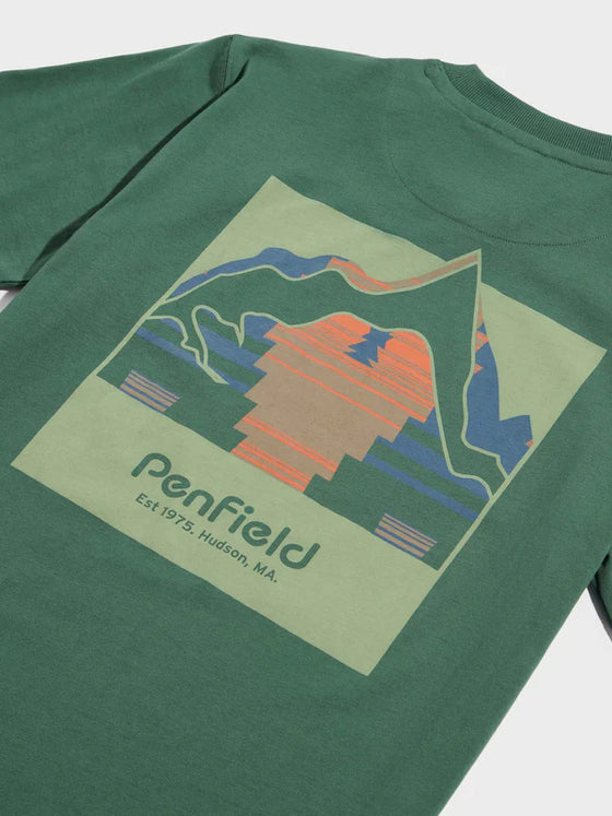 FOREFOUNDER MOUNTAIN BACK T-SHIRT CILANTRO GREEN