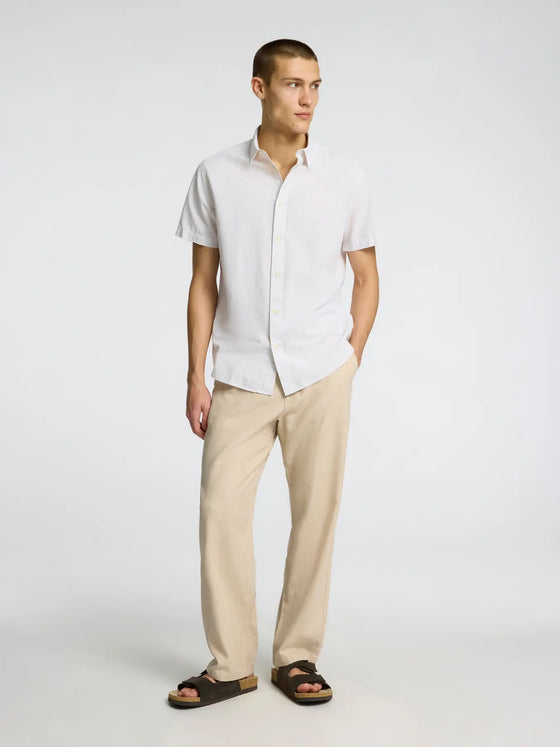 SLH220 LOOSE BRODY LINEN SUN PANT INCENSE