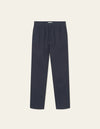 PATRICK LINEN TROUSERS DARK NAVY
