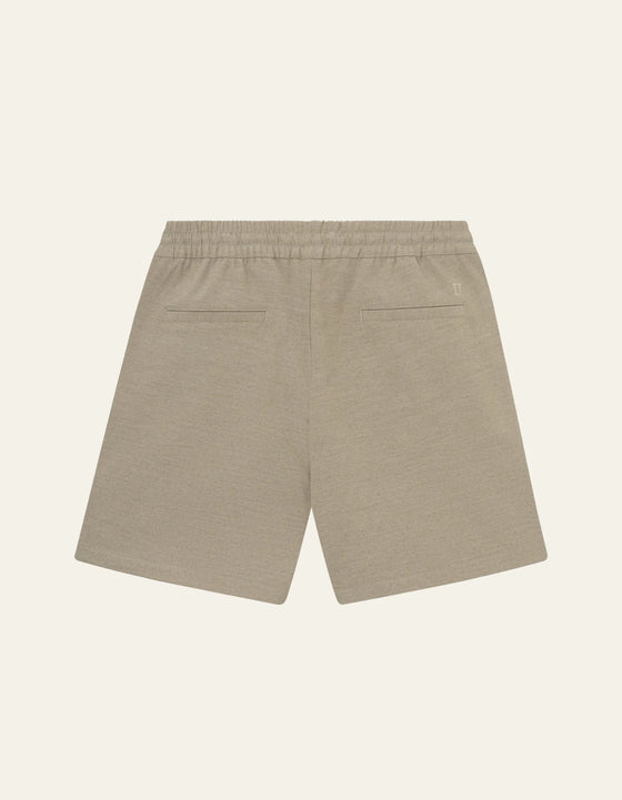 PATRICK TWILL SHORTS LIGHT SAND MELANGE