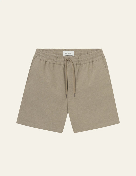 PATRICK TWILL SHORTS LIGHT SAND MELANGE