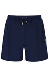 EUSEBIO PIN TUCK SHORTS NAVY
