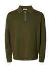 TELLER 1/2 ZIP POLO LS KALAMATA