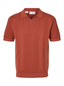  CHANNING SS STRUCTURE OPEN POLO ETRUSCAN RED