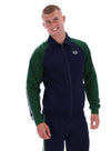 RENSHAW COLLARED TRACK TOP MARITIME BLUE / EDEN (324)