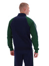 RENSHAW COLLARED TRACK TOP MARITIME BLUE / EDEN (324)