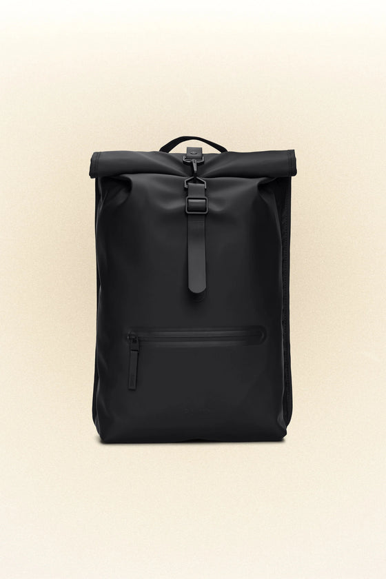 AW23 ROLLTOP RUCKSACK BLACK