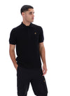 SANDER KNIT SS POLO BLACK