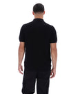 SANDER KNIT SS POLO BLACK