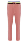 SARTORI VELOUR TRACKPANT MAHOGANY 547