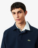 PIQUE POLO SWEATSHIRT 166 NAVY