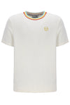 SLICE VELOUR T-SHIRT GARDENIA/GOLD 1081