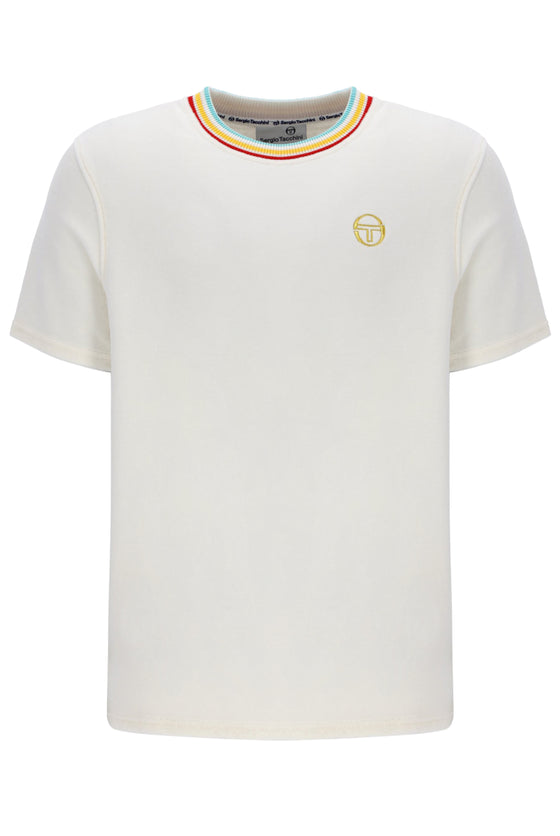 SLICE VELOUR T-SHIRT GARDENIA/GOLD 1081