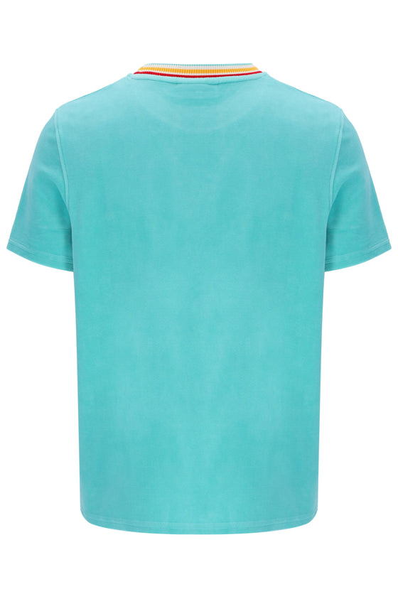 SLICE VELOUR T-SHIRT POOL BLUE 288