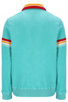 SLICE VELOUR TRACK JACKET POOL BLUE 288