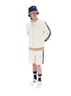 ADRIANO TRACK TOP PEARLED IVORY