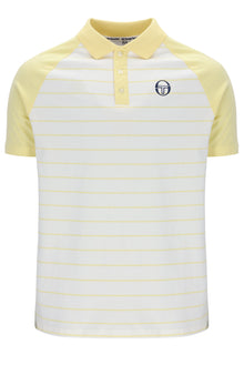  SANDRO SS POLO BANANA / WHITE