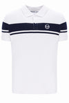 YOUNG LINE POLO WHITE MARITIME 134