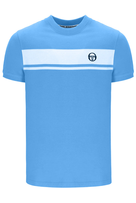 MASTER T-SHIRT AZURE / GARDENIA