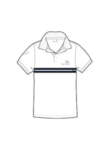  NEW SUPERMAC SS POLO WHITE / MARITIME (134)
