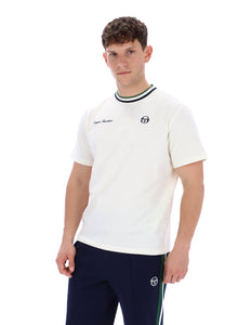  GOBARTO CONTRAST T-SHIRT GARDENIA (108)