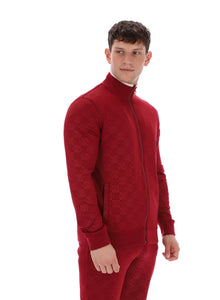  SANTORO MONOGRAM TRACK TOP RHUBARB (348)