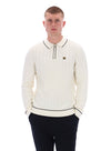 SULLY DETAILED KNIT L/S POLO TOFU (147)