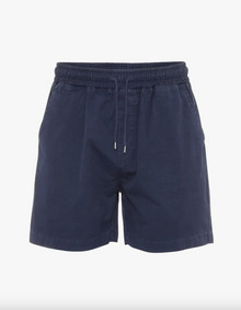  ORGANIC TWILL SHORTS NAVY BLUE